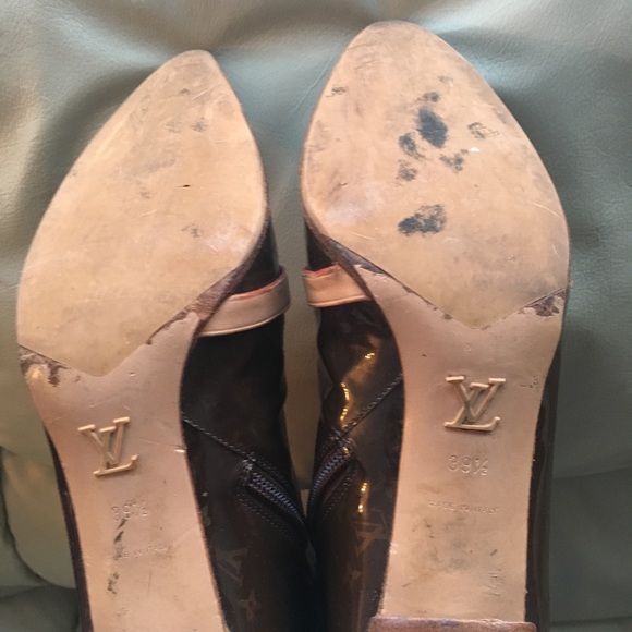 Louis Vuitton Patent Leather High Boots - Picture 3 of 4